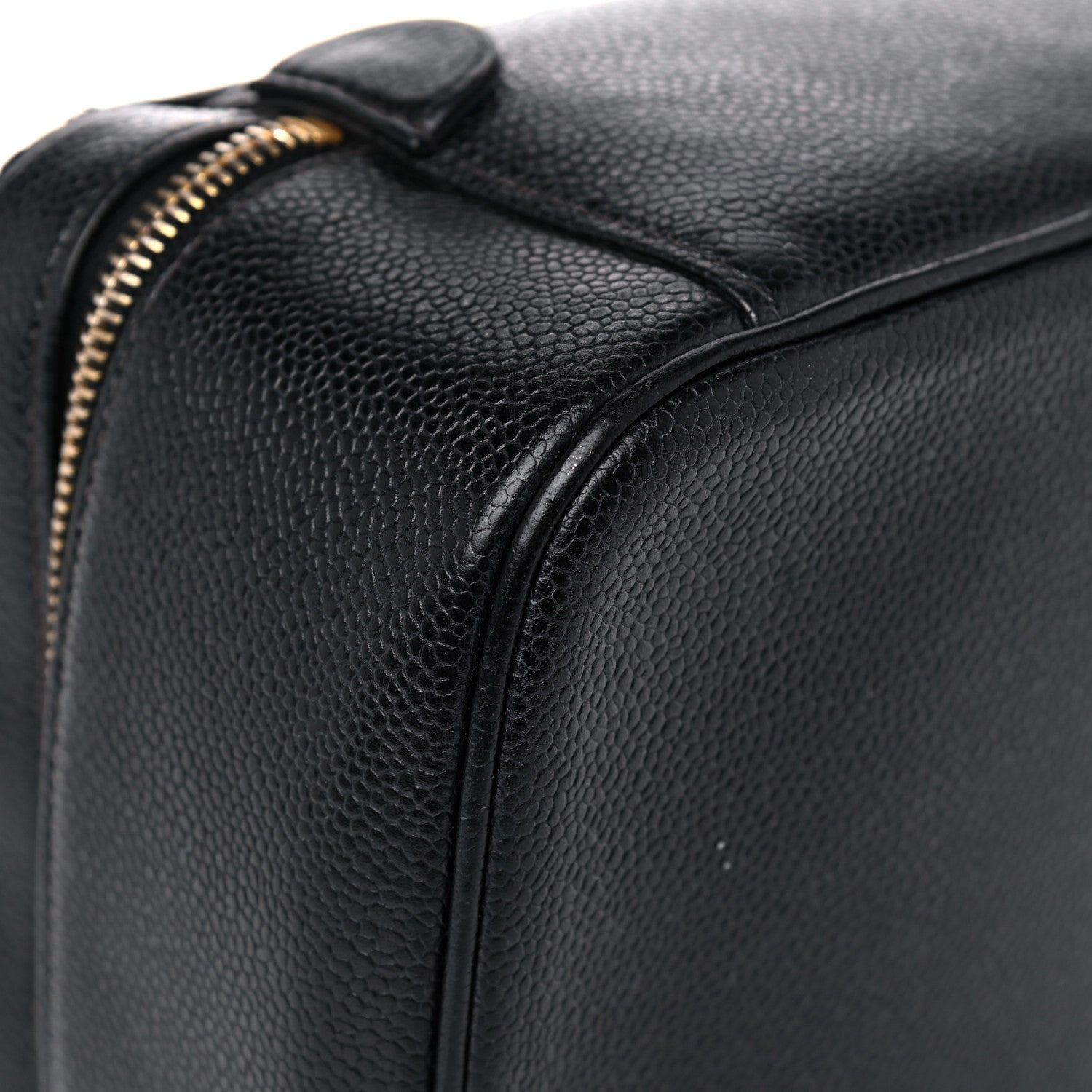 Chanel Caviar CC Vanity Cosmetic Case Black 9 of 16