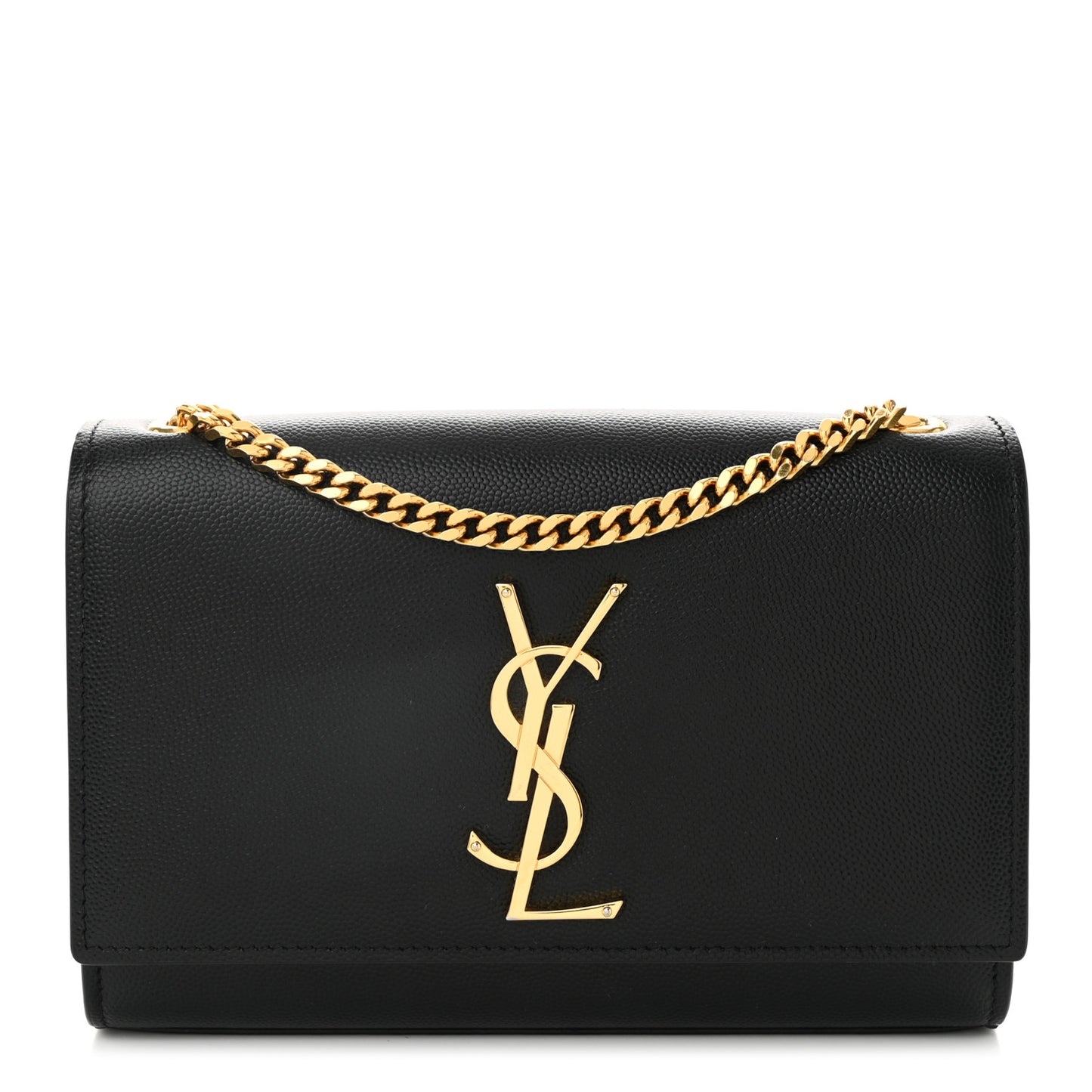 Grain De Poudre Small Monogram Kate Satchel Black