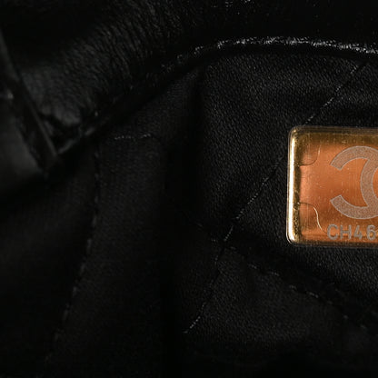 Chanel Shiny Calfskin Quilted Chanel 22 Backpack Black 7 of 10