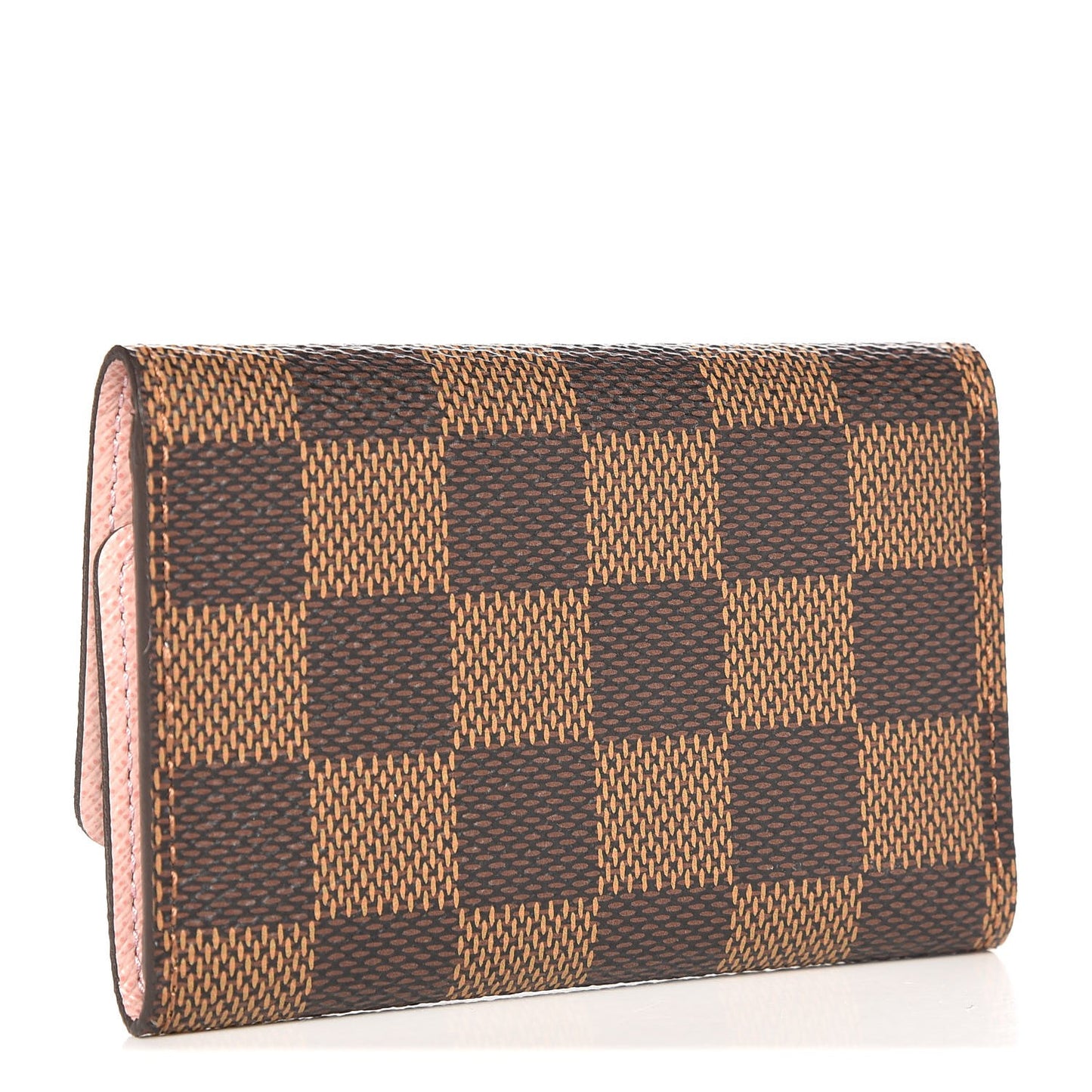 Damier Ebene Multicles 6 Key Holder Rose Ballerine