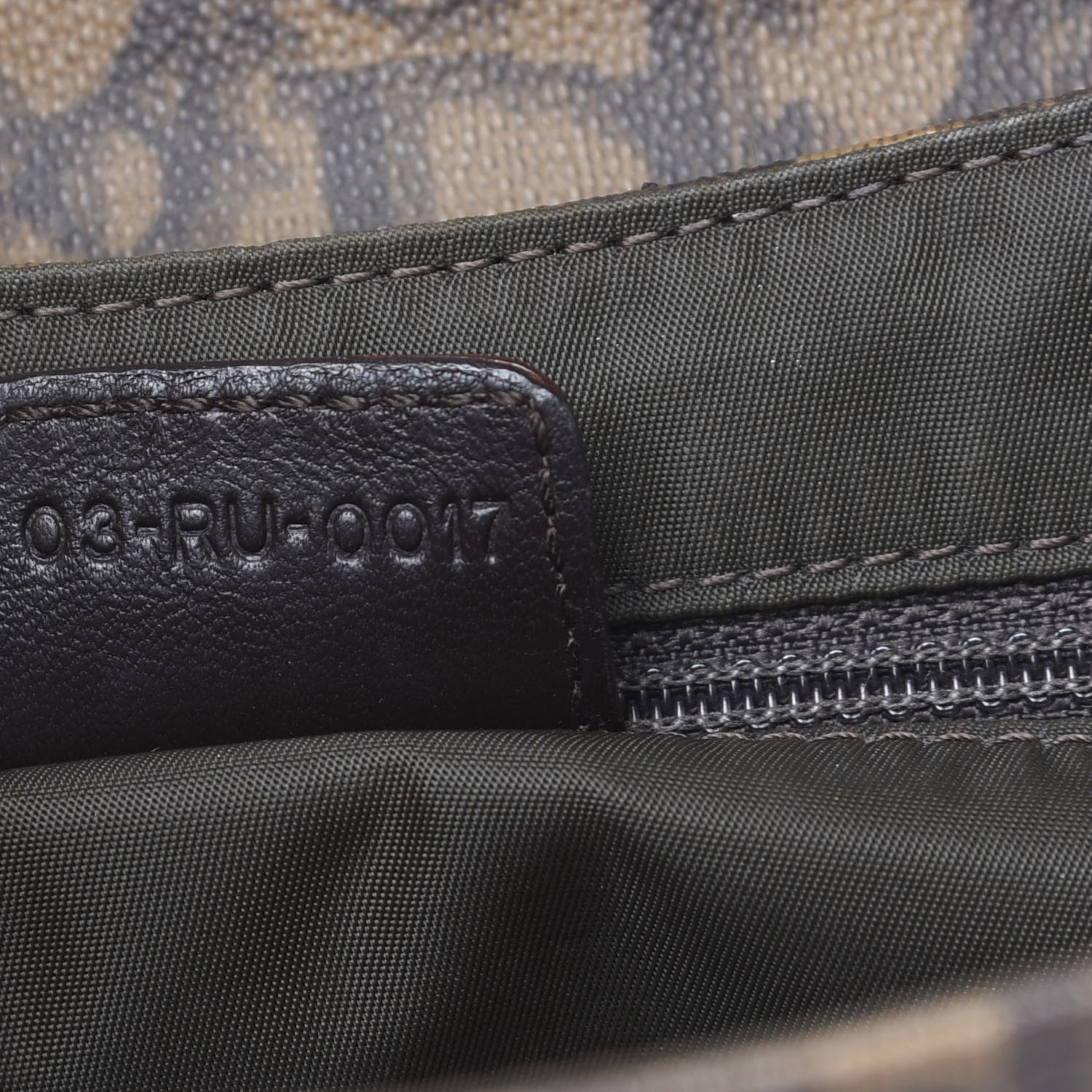 Christian Dior Monogram Romantique Trotter Bag Brown 6 of 13