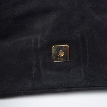 Fendi Suede Baguette Black 8 of 9
