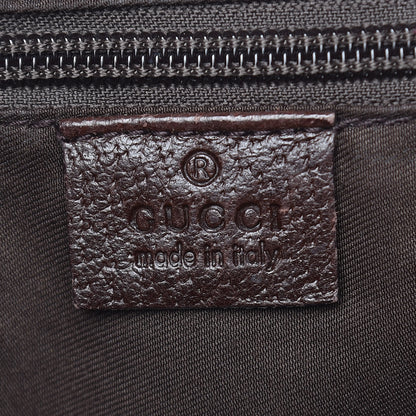 Gucci Monogram Small Flap Messenger Bag Beige Dark Brown 8 of 12
