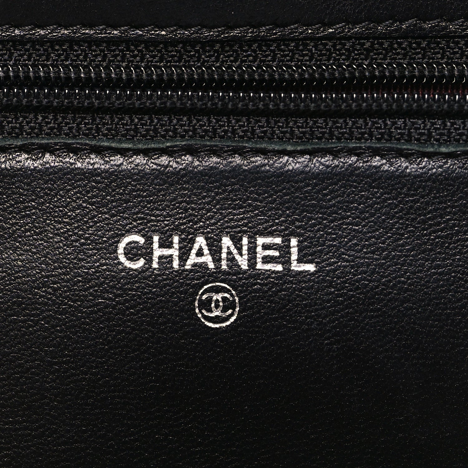 Chanel Lambskin Quilted Wallet On Chain WOC Black 6 of 12