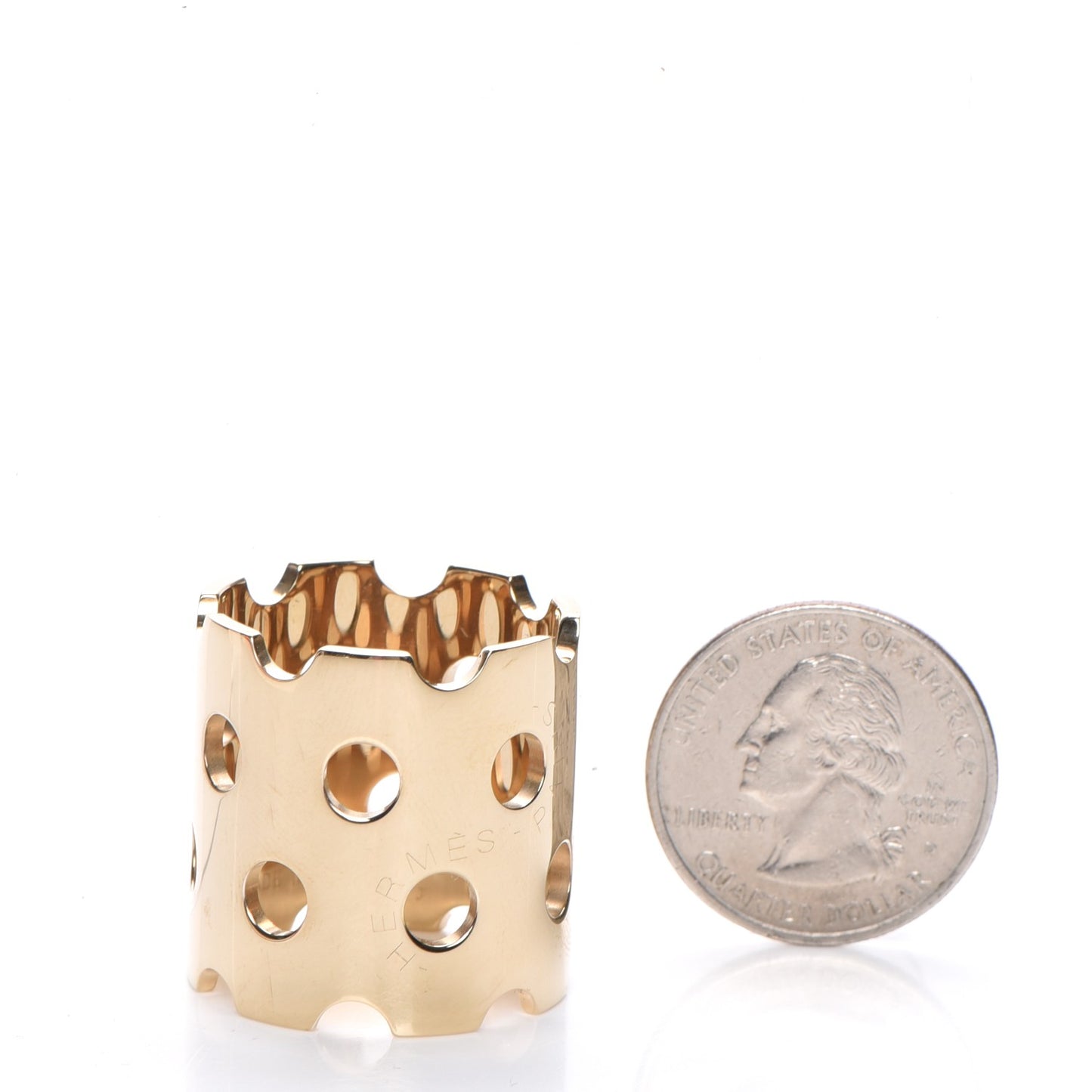 Permabrass Perfore Scarf Ring