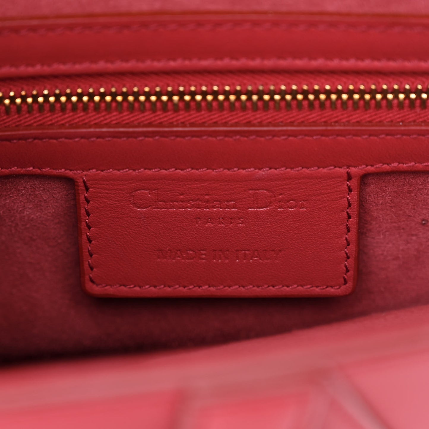 Ultra Matte Calfskin Saddle Bag Red