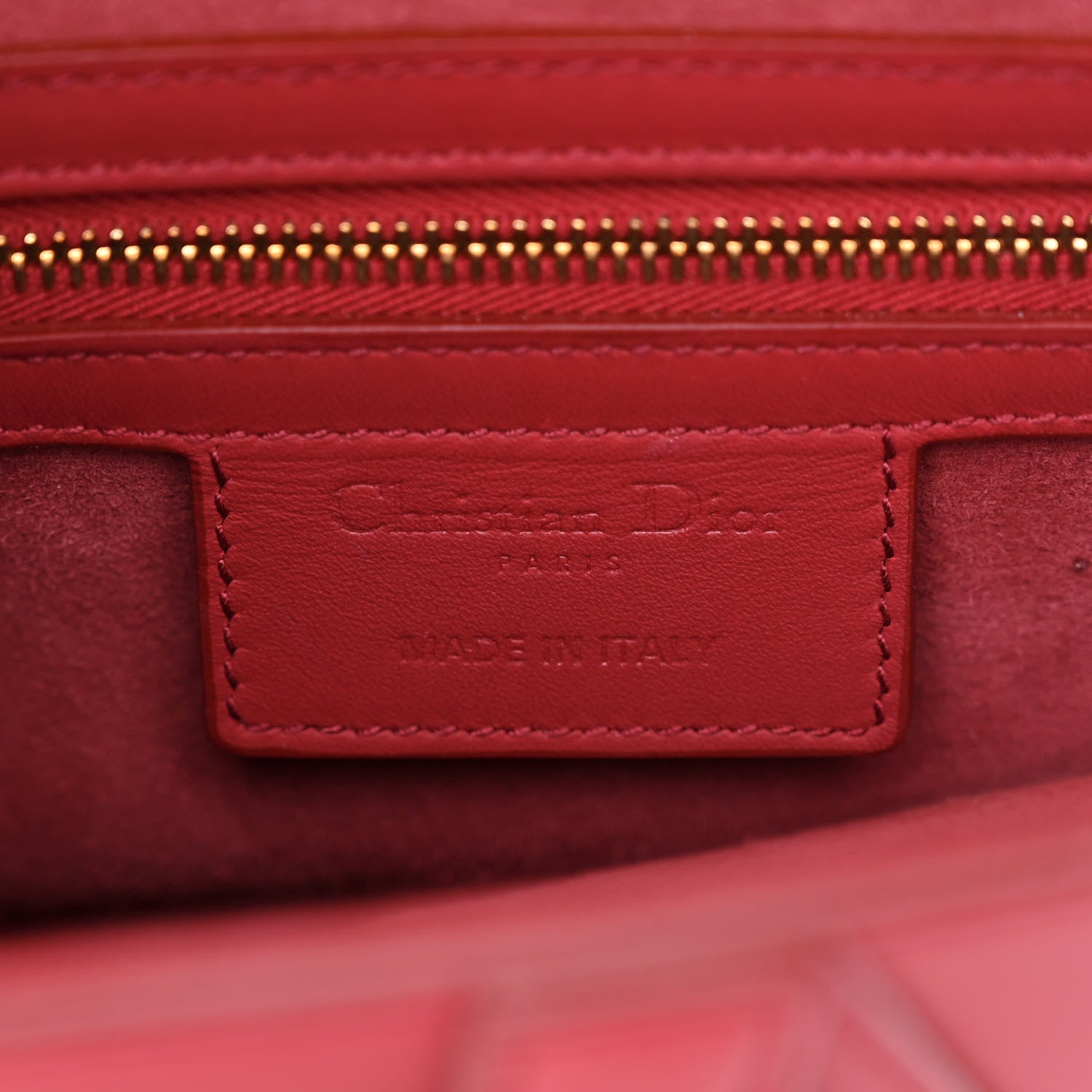 Christian Dior Ultra Matte Calfskin Saddle Bag Red 6 of 12