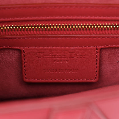 Christian Dior Ultra Matte Calfskin Saddle Bag Red 6 of 12