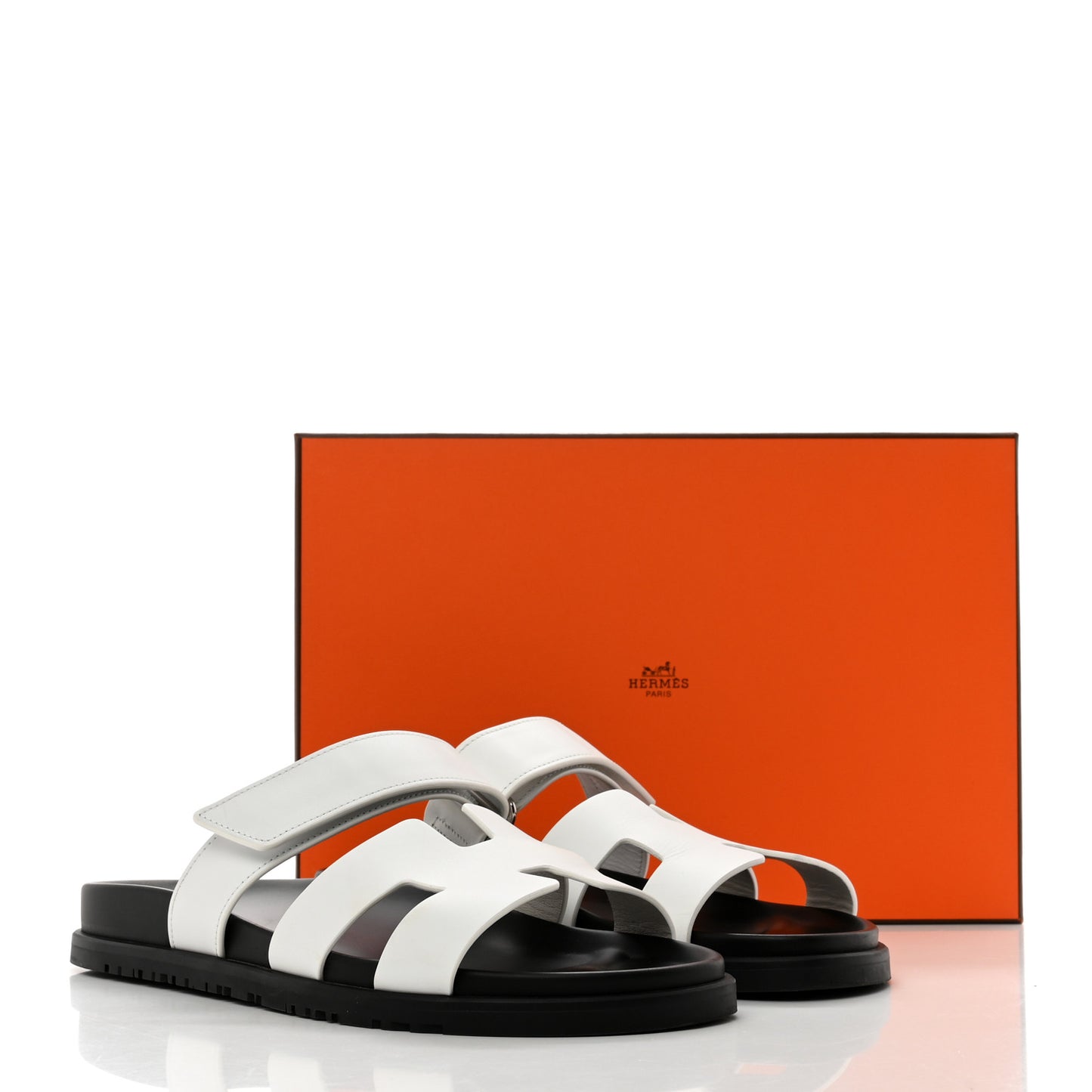 Calfskin Womens Chypre Sandals 40 White