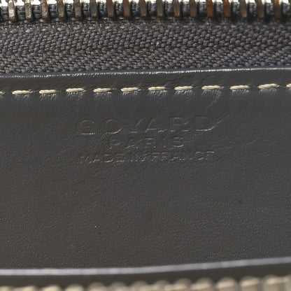 Goyard Goyardine Matignon Zip Around GM Wallet Grey 6 of 10