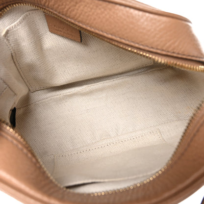 Gucci Pebbled Calfskin Small Soho Disco Bag Camelia 5 of 9