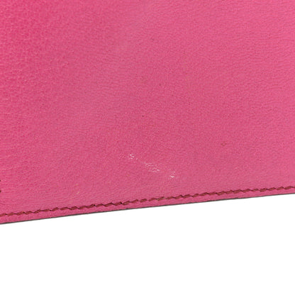 Hermes Shiny Alligator Bearn Wallet Rose Scheherazade 15 of 16