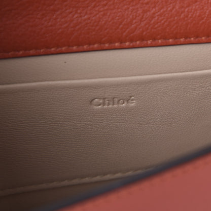 Chloe Calfskin Small Nile Bracelet Minaudiere Bag Sepia Red 8 of 9
