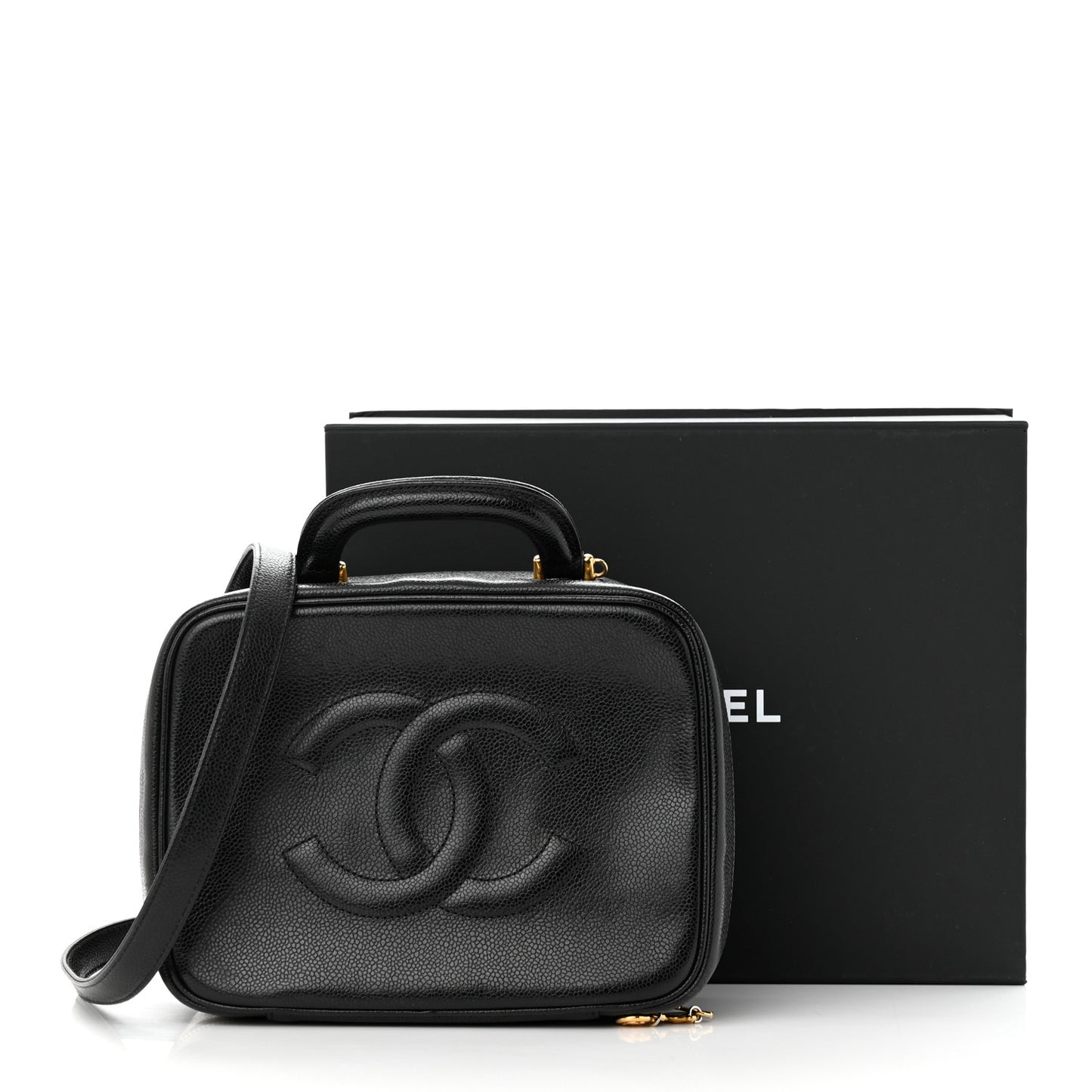 Caviar Timeless CC Vanity Case Black