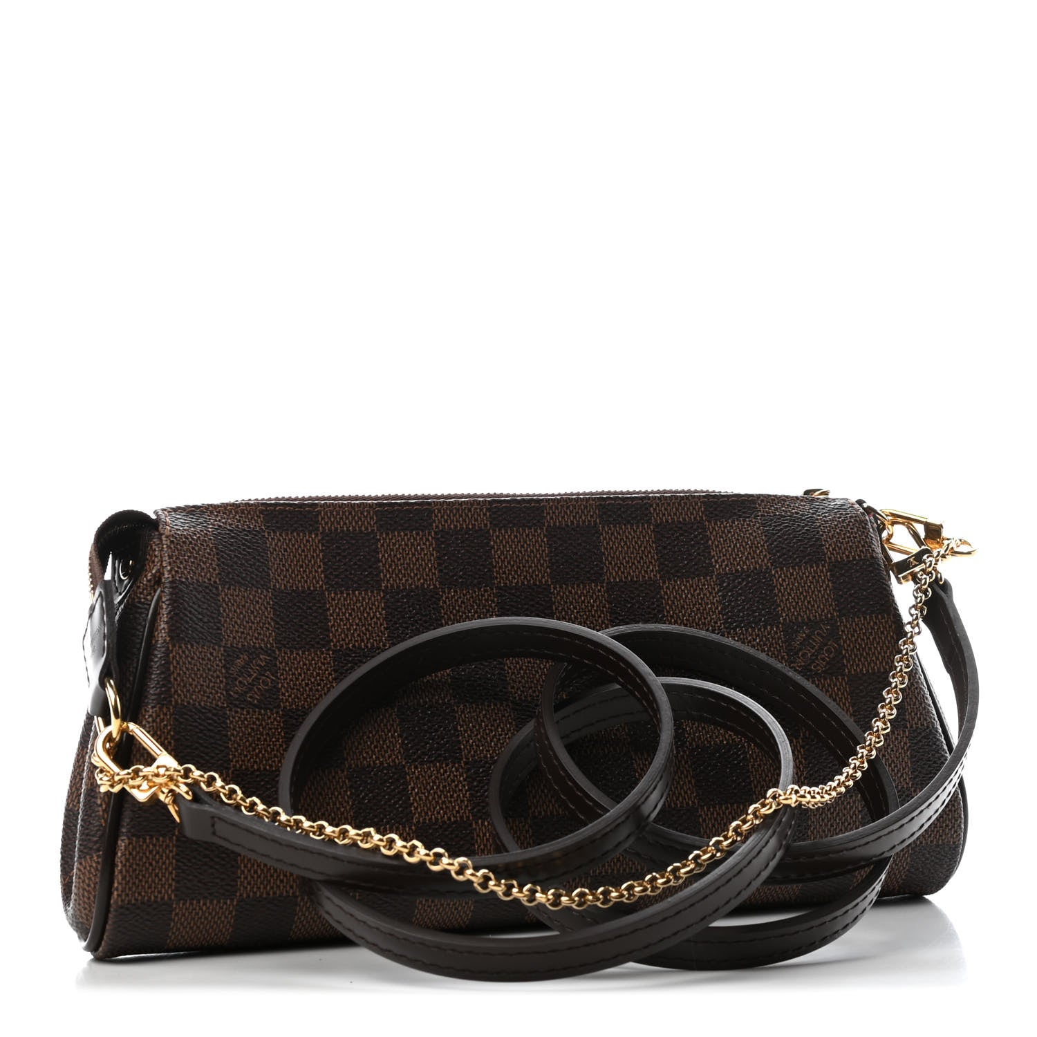 Louis Vuitton Damier Ebene Eva Clutch 2 of 4