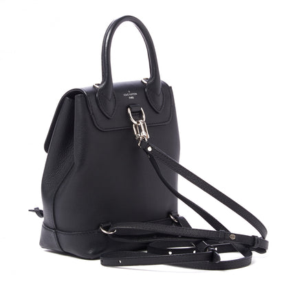 Louis Vuitton Calfskin Lockme Mini Backpack Black 3 of 8
