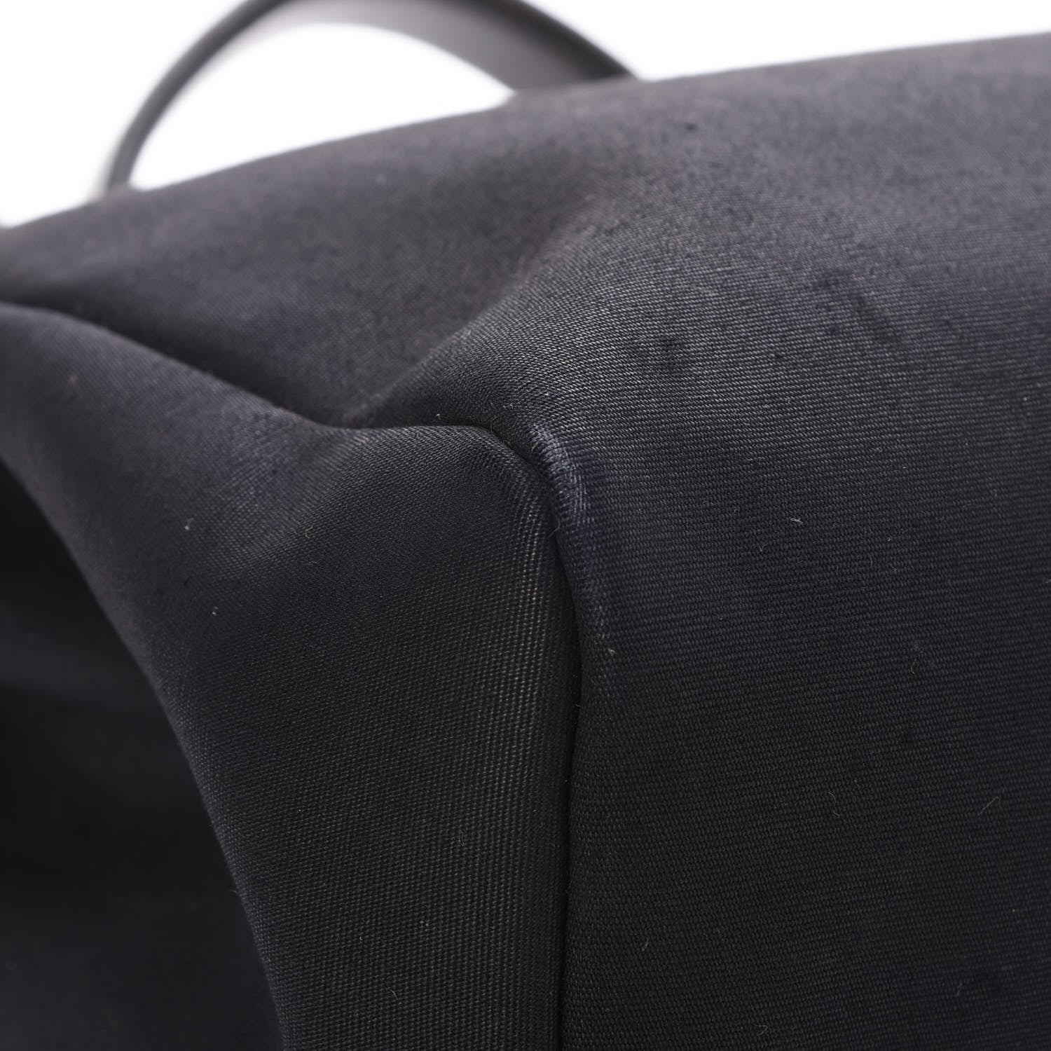 Hermes Toile Vache Calfskin Herbag 40 GM Black 10 of 15