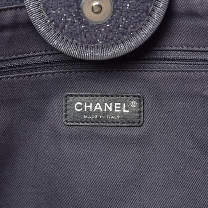 Chanel Lurex Boucle Medium Deauville Tote Grey 7 of 10