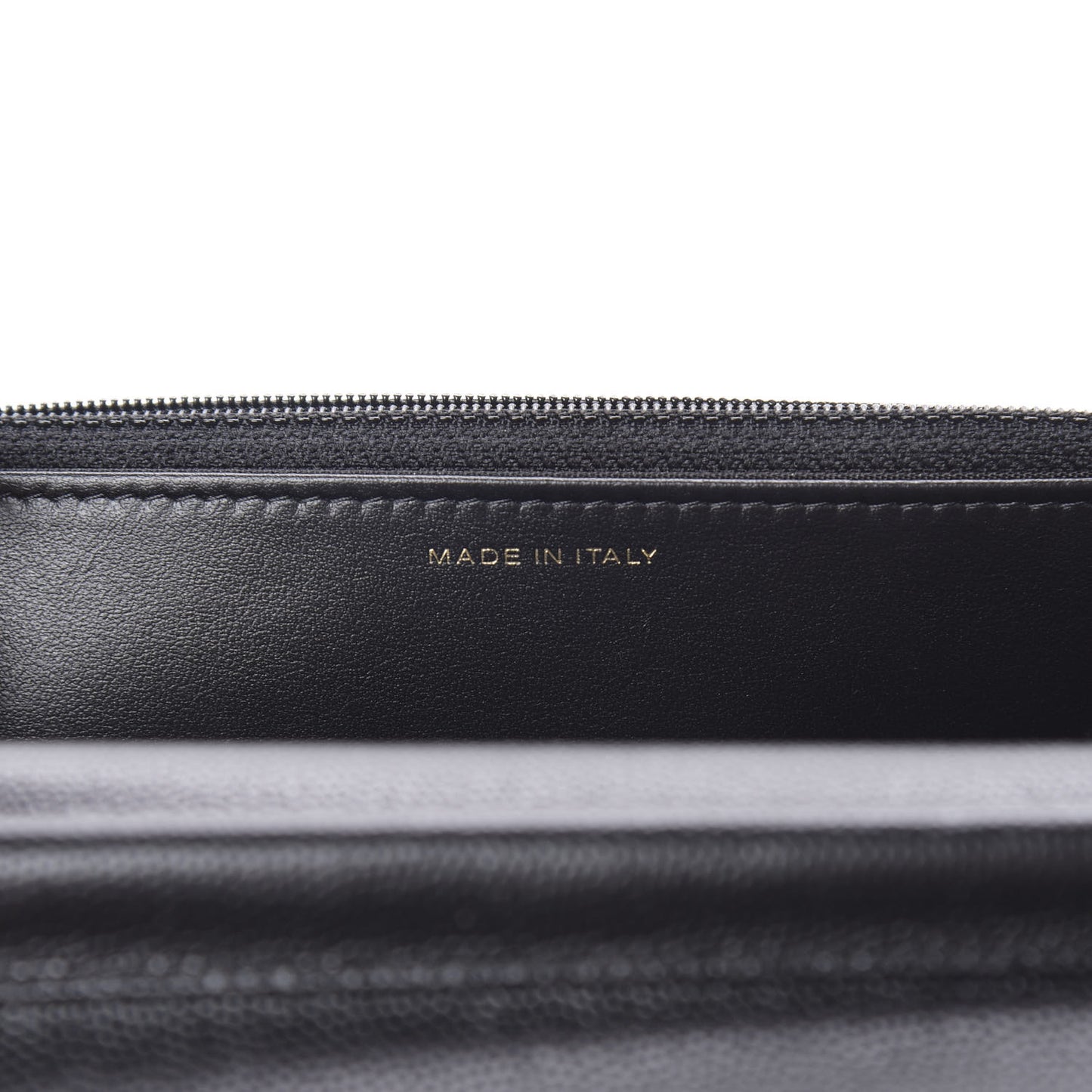 Caviar Quilted French New Wave Chain CC Wallet On Chain WOC Black