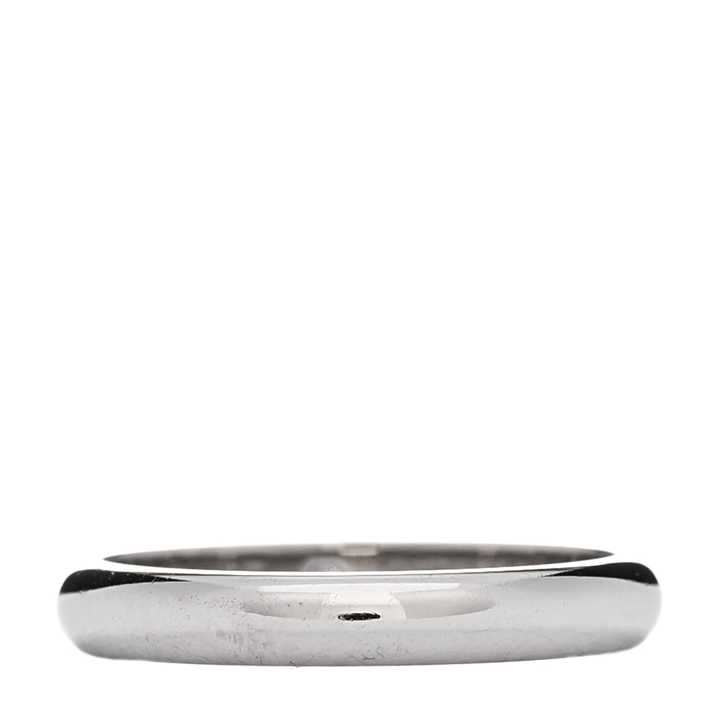 Platinum Diamond 2.6mm 1895 Wedding Band Ring 45 3.25