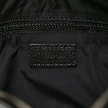 Versace Calfskin Messenger Bag Black 5 of 8