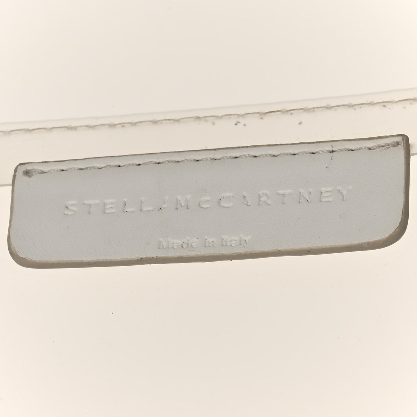 PVC Logo Tote White