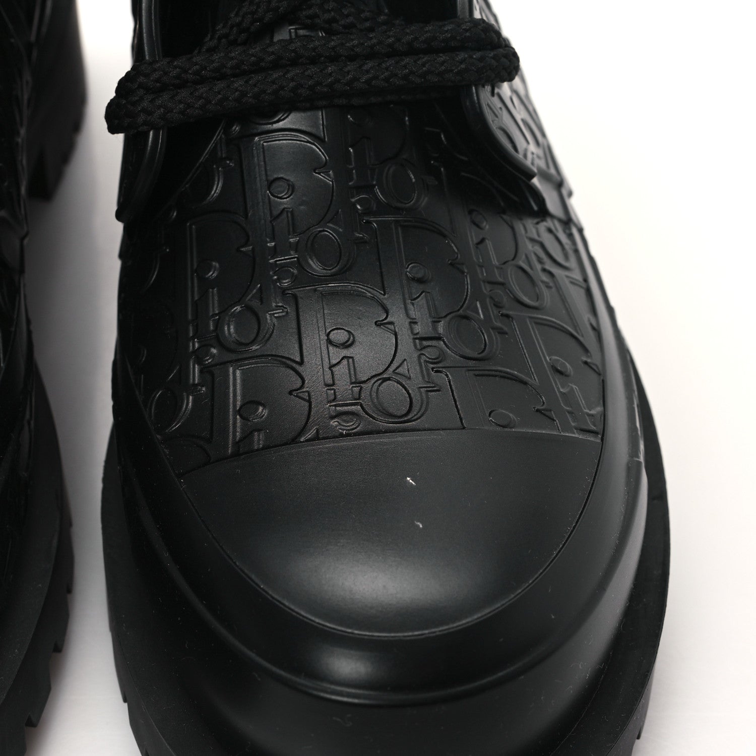 Christian Dior Oblique Rubber Diorcamp Boots 38 Black 8 of 8