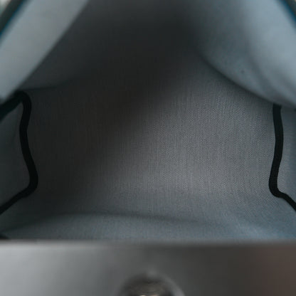 Hermes Military Toile Vache Hunter Herbag Zip Retourne 31 PM Gris Pantin Black 6 of 12