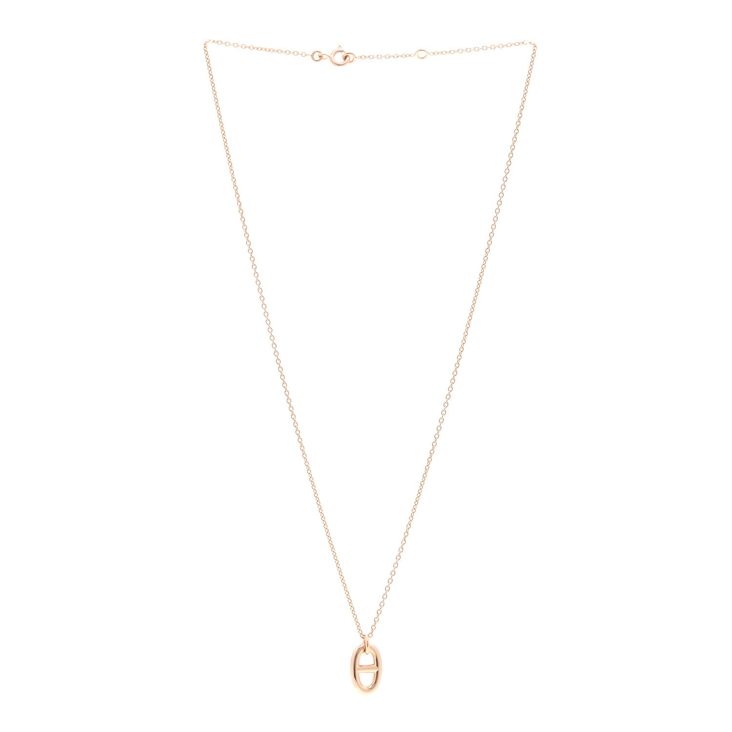 Hermes 18K Rose Gold PM Farandole Pendant Necklace 3 of 6