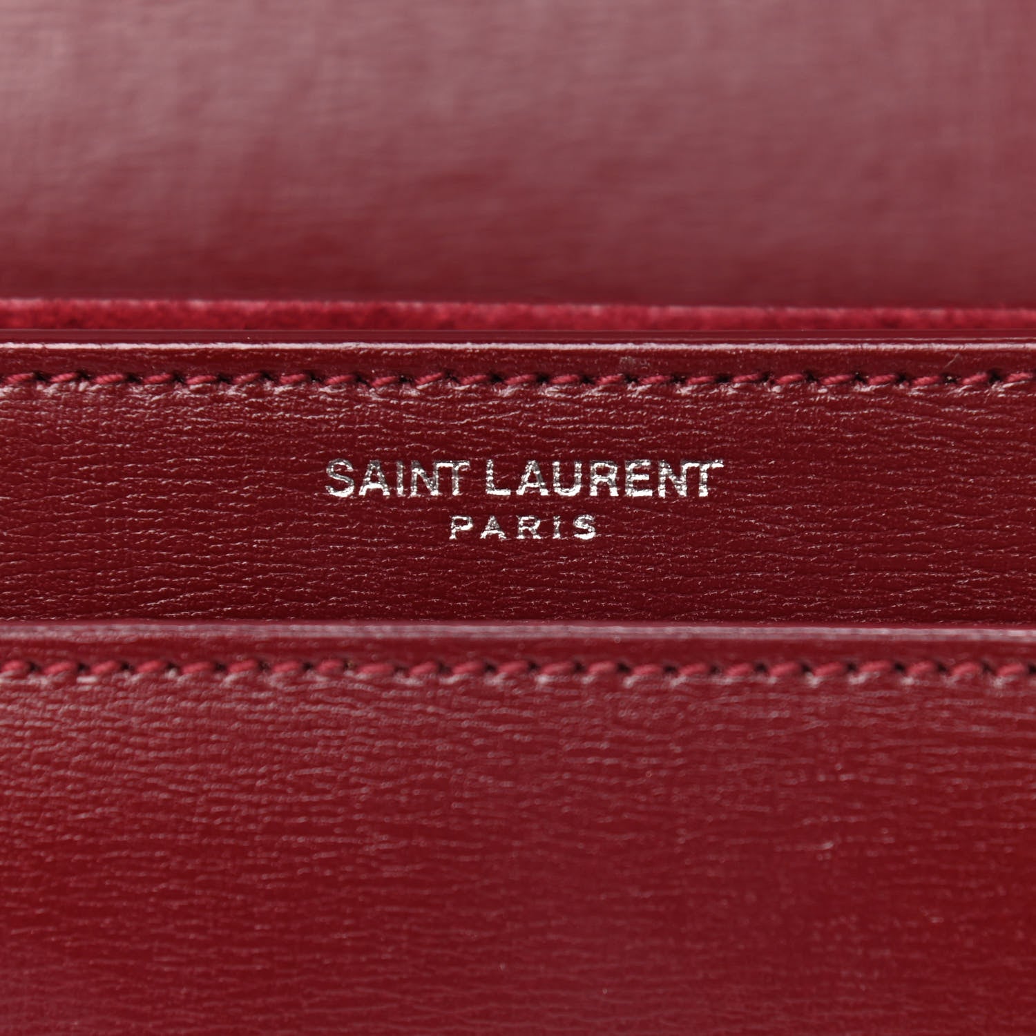 Saint Laurent Calfskin Medium Monogram Sunset Pallisandre 6 of 9