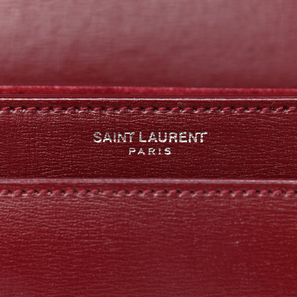 Saint Laurent Calfskin Medium Monogram Sunset Pallisandre 6 of 9