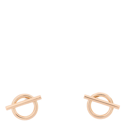Hermes 18K Rose Gold PM Echappee Earrings 1 of 6