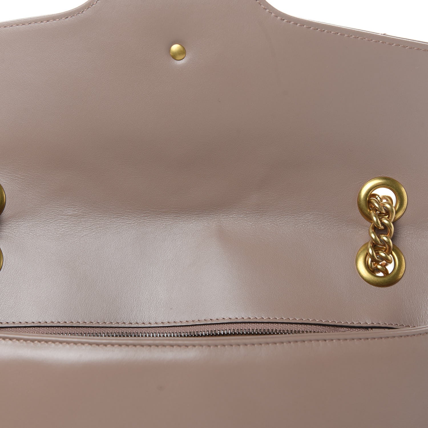 Gucci Calfskin Matelasse Medium GG Marmont Shoulder Bag Porcelain Rose 12 of 13