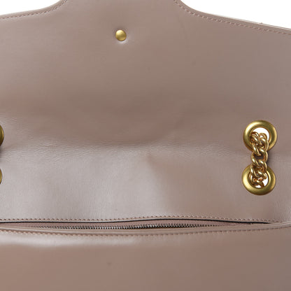 Gucci Calfskin Matelasse Medium GG Marmont Shoulder Bag Porcelain Rose 12 of 13
