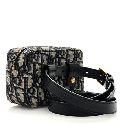 Christian Dior Oblique Belt Pouch Blue 2 of 9
