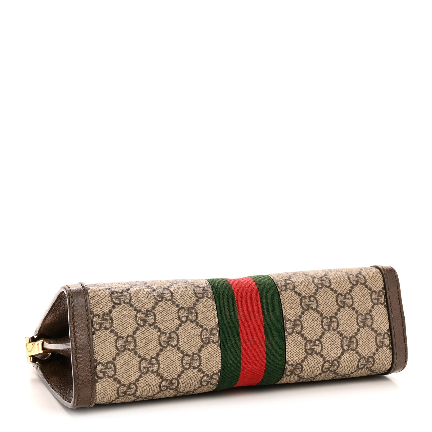 Gucci GG Supreme Monogram Web Small Ophidia Chain Shoulder Bag Brown 4 of 13