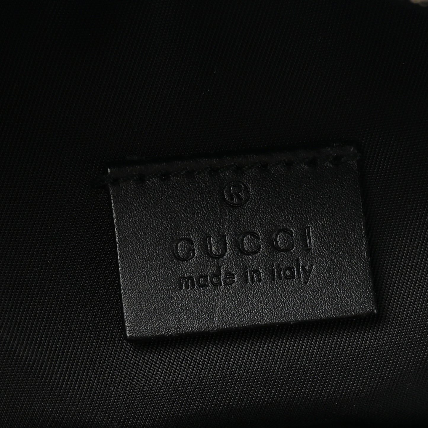 GG Supreme Monogram Web Dome Backpack Black