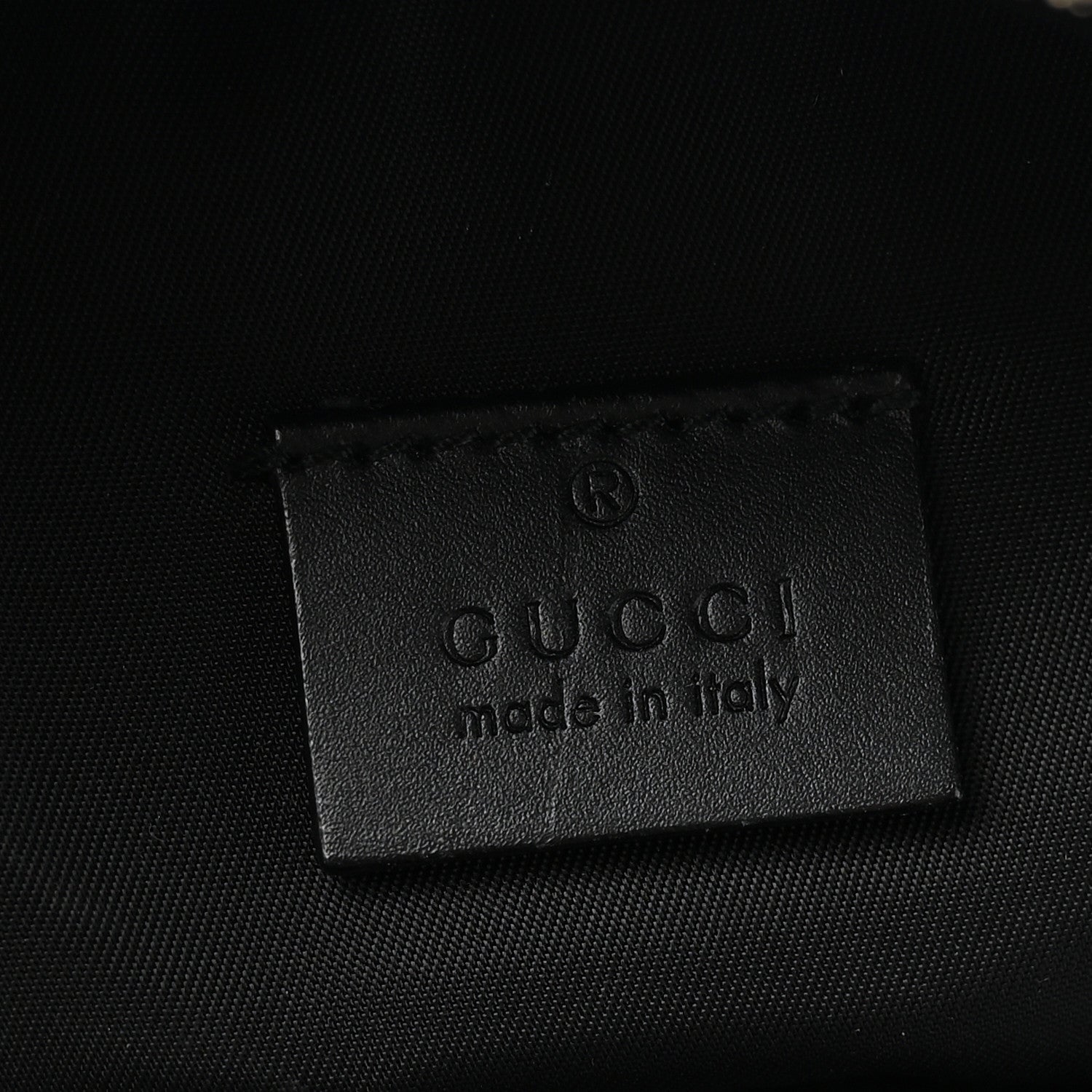 Gucci GG Supreme Monogram Web Dome Backpack Black 6 of 13