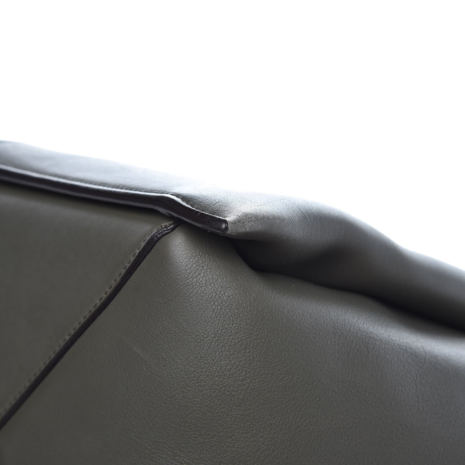 Celine Supple Natural Calfskin Vertical Tri-Fold Bag Stone 11 of 13