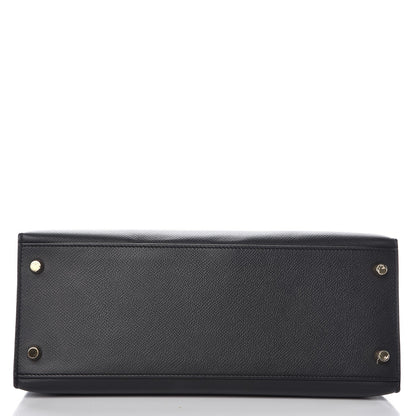 Hermes Epsom Kelly Sellier 28 Black 7 of 37