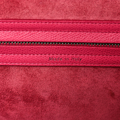 Celine Grained Calfskin Medium Phantom Luggage Fuchsia 6 of 14