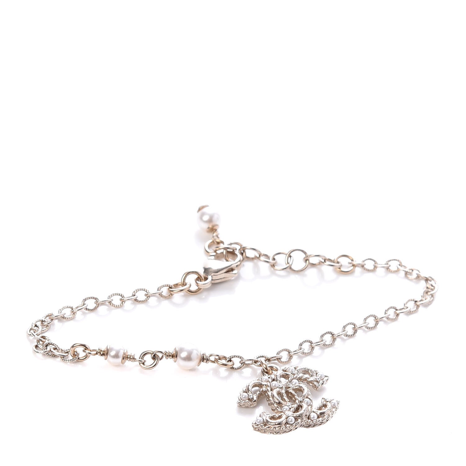 Chanel Pearl CC Bracelet Gold 1 of 5