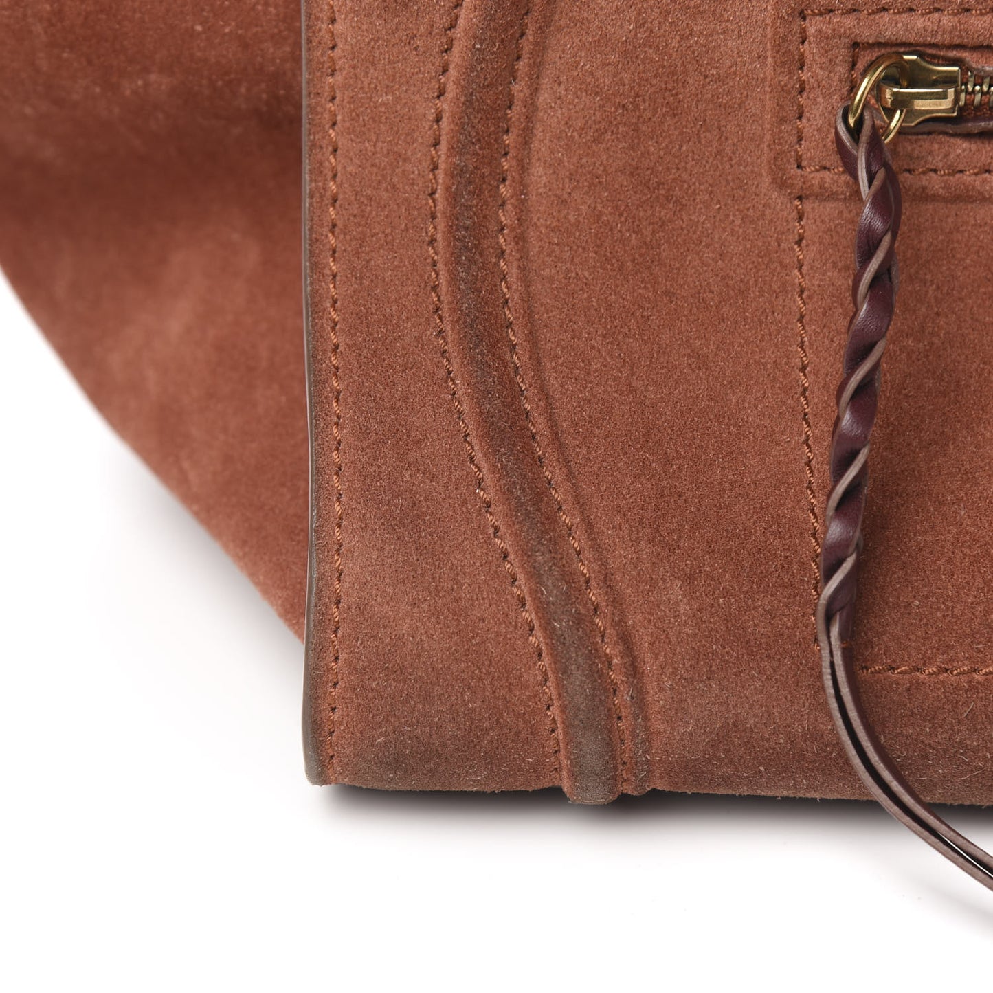 Suede Medium Phantom Luggage Rust