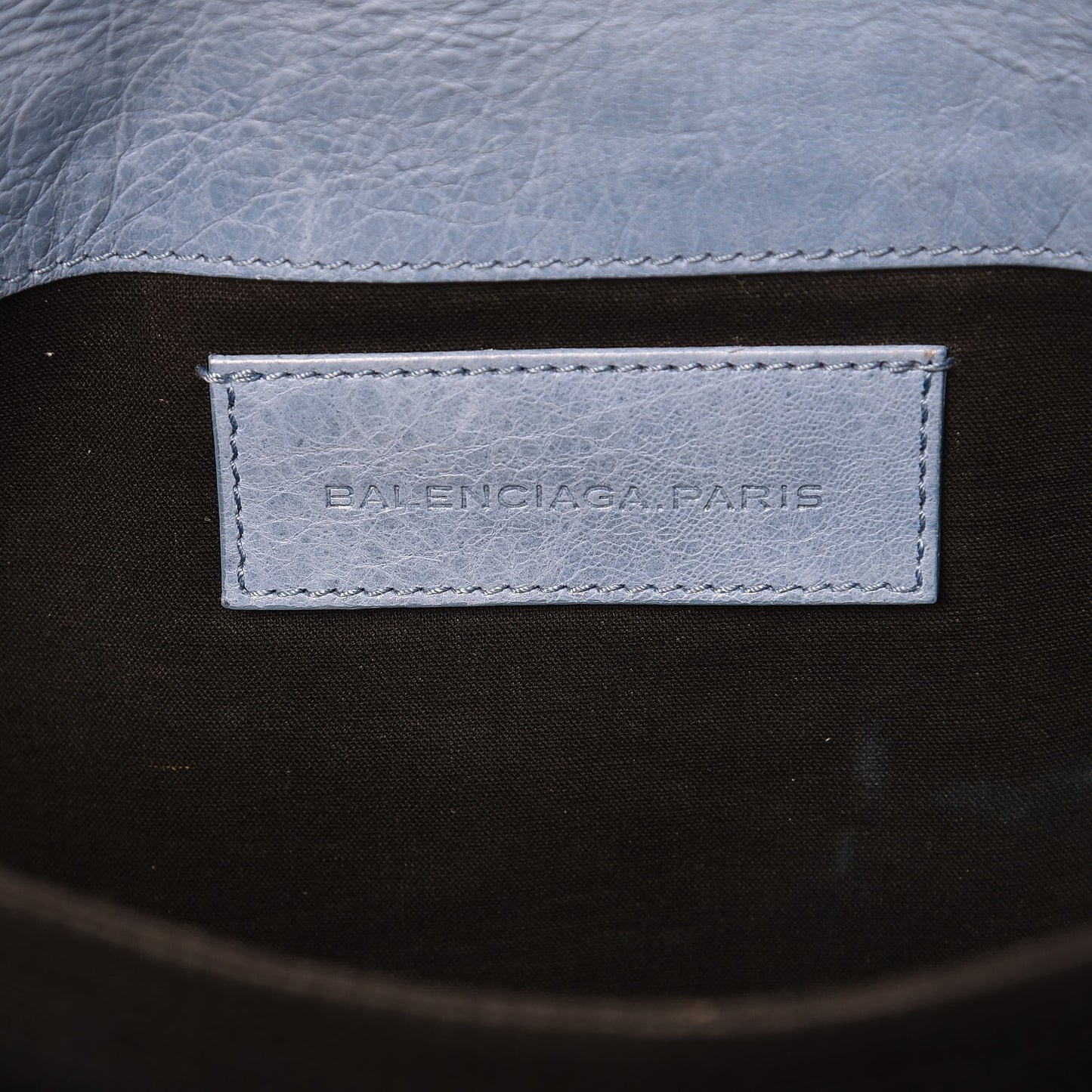 Agneau Classic Hardware Envelope Clutch Atlantique