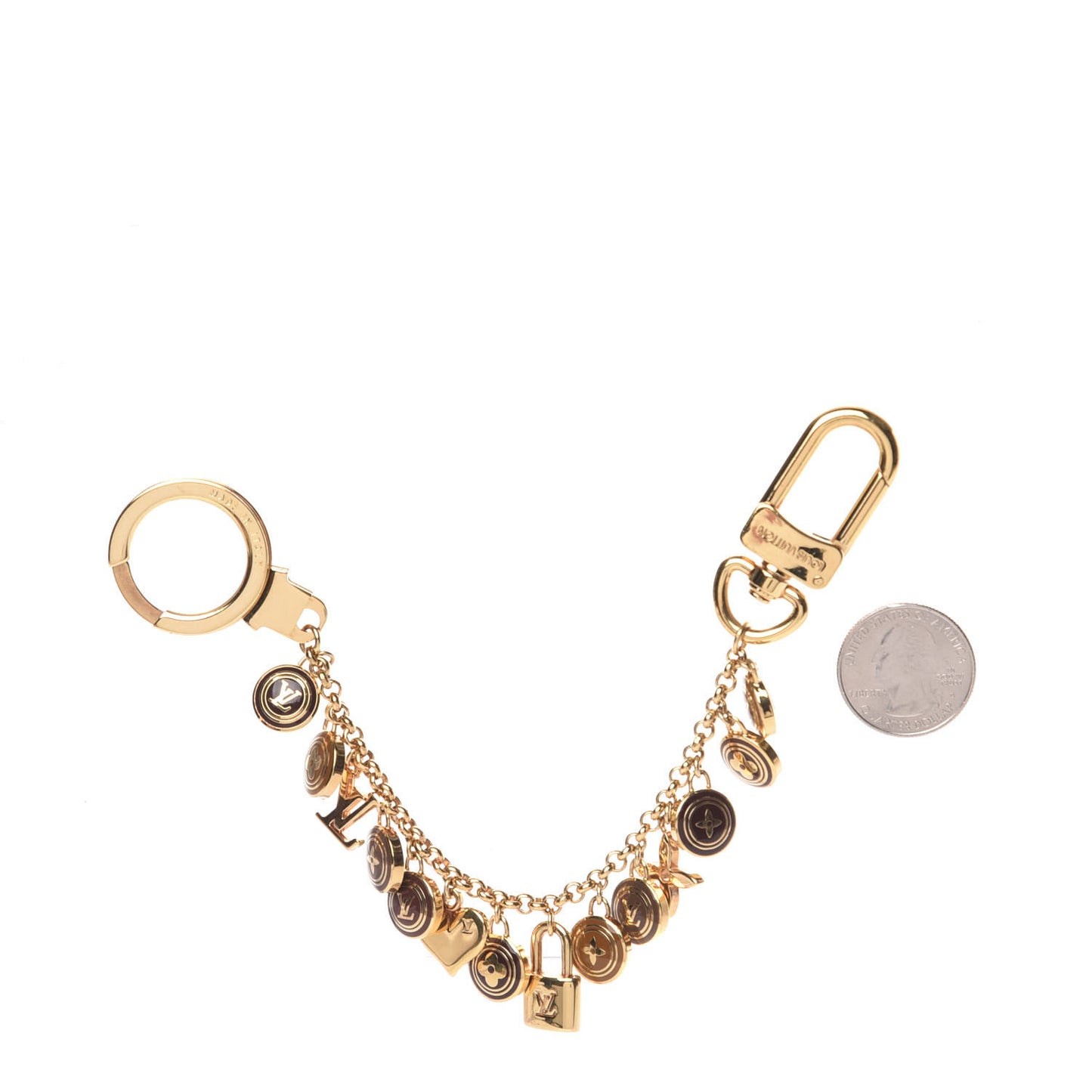 Pastilles Key Chain Bag Charm Brown