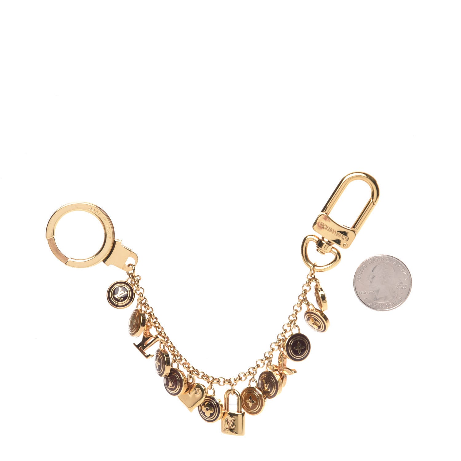 Louis Vuitton Pastilles Key Chain Bag Charm Brown 2 of 4