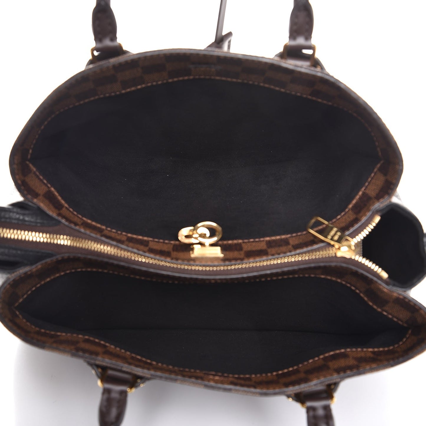 Cuir Taurillon Damier Ebene Normandy Black