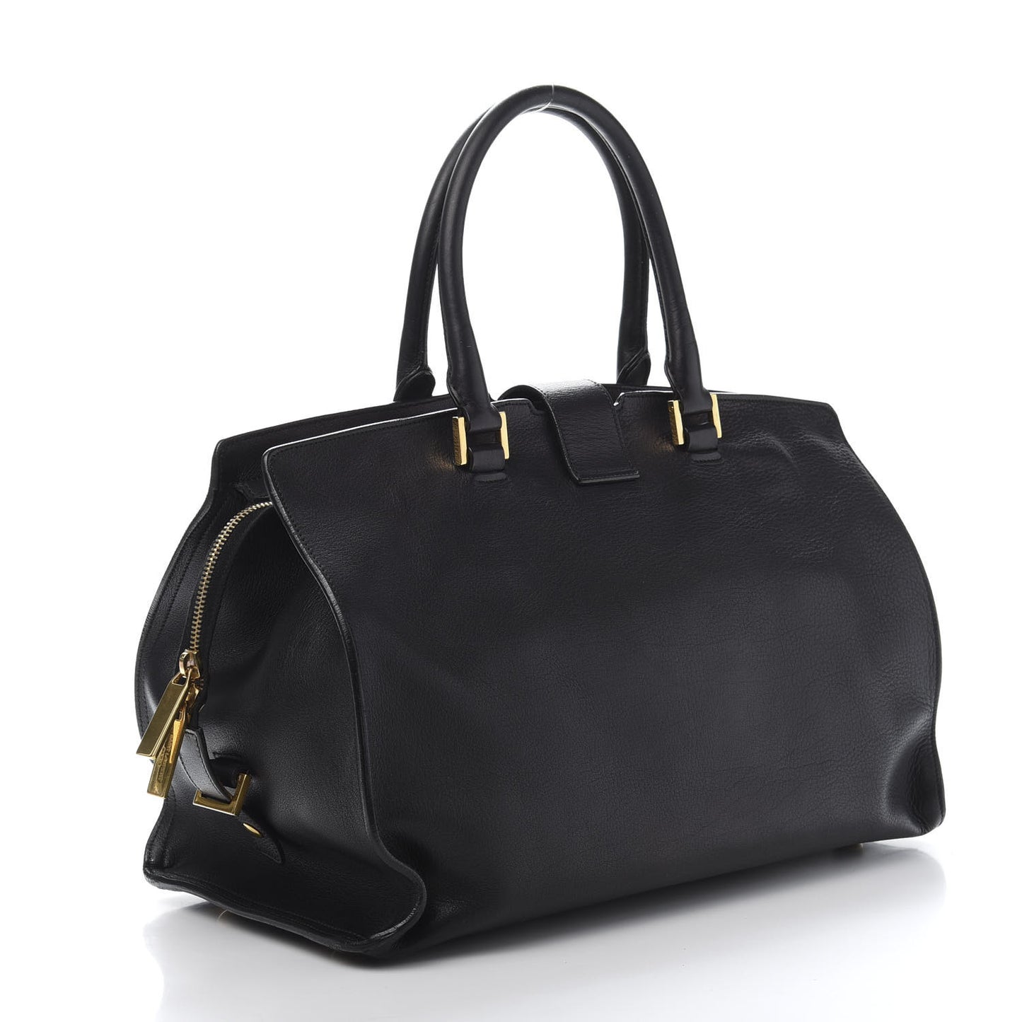 Calfskin Medium Classic Y Cabas Black