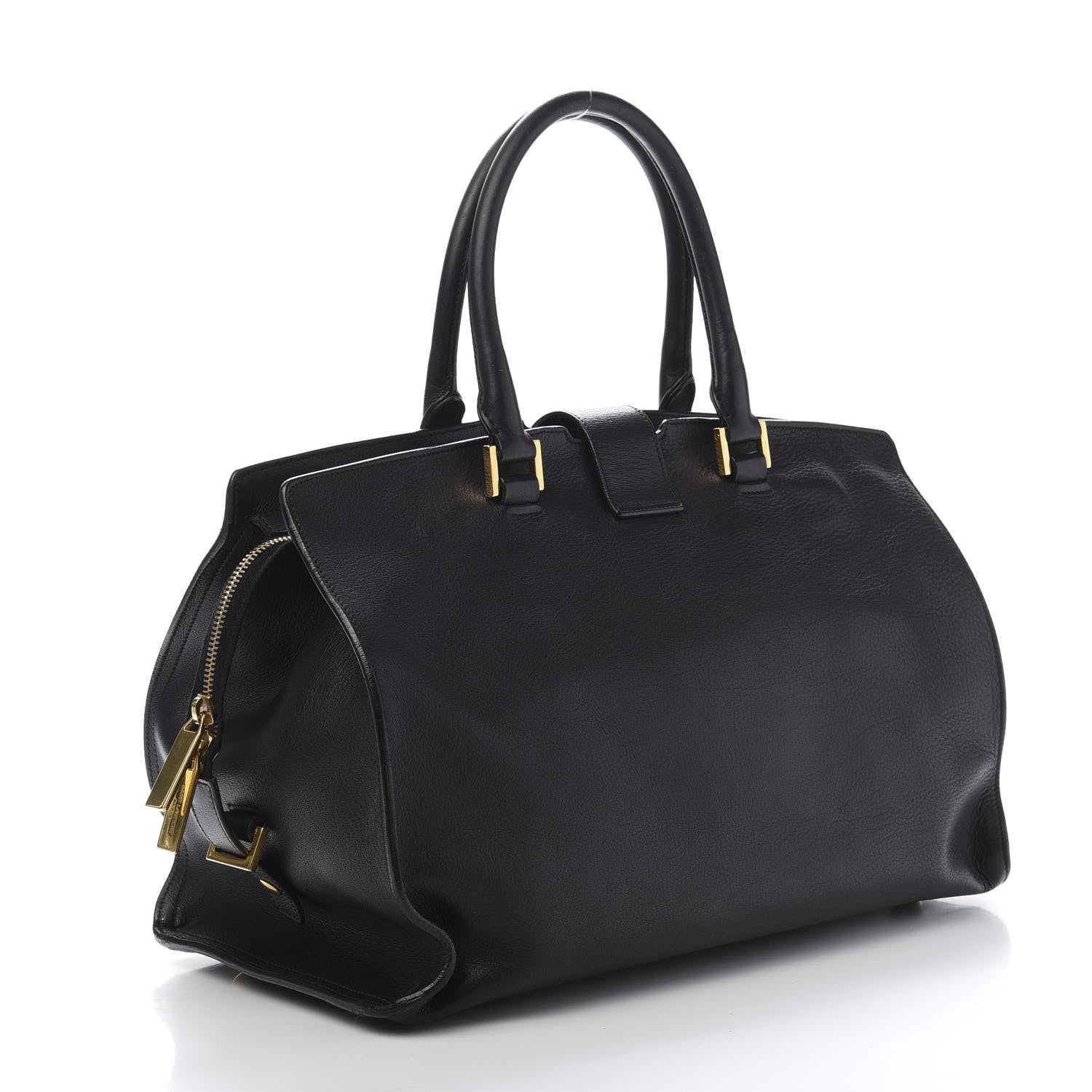 Saint Laurent Calfskin Medium Classic Y Cabas Black 3 of 12