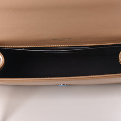 Saint Laurent Grain De Poudre Medium Classic Monogram Kate Satchel Sable Beige 6 of 14